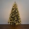 7.5ft. Pre-Lit Artificial Christmas Tree with Warm White LED Lights